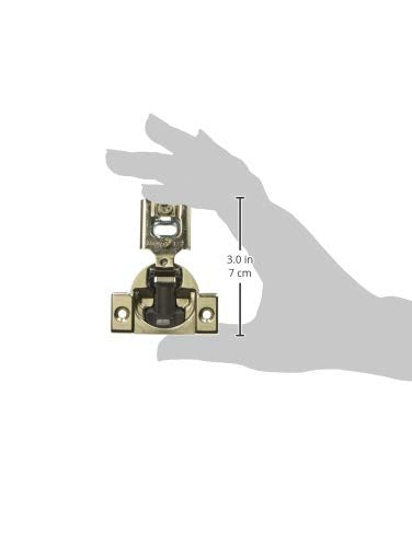 Blum Compact Blumotion hinge demonstrates soft-close action for silent cabinet doors.