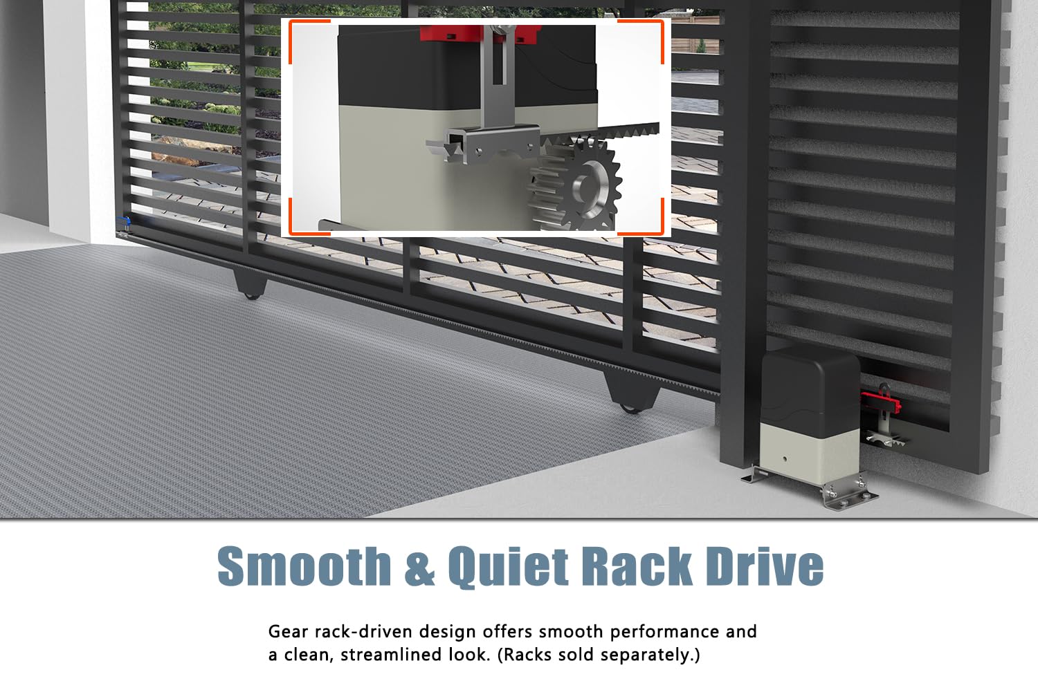 Blütezeit safety feature highlighting obstacle detection for safer gates