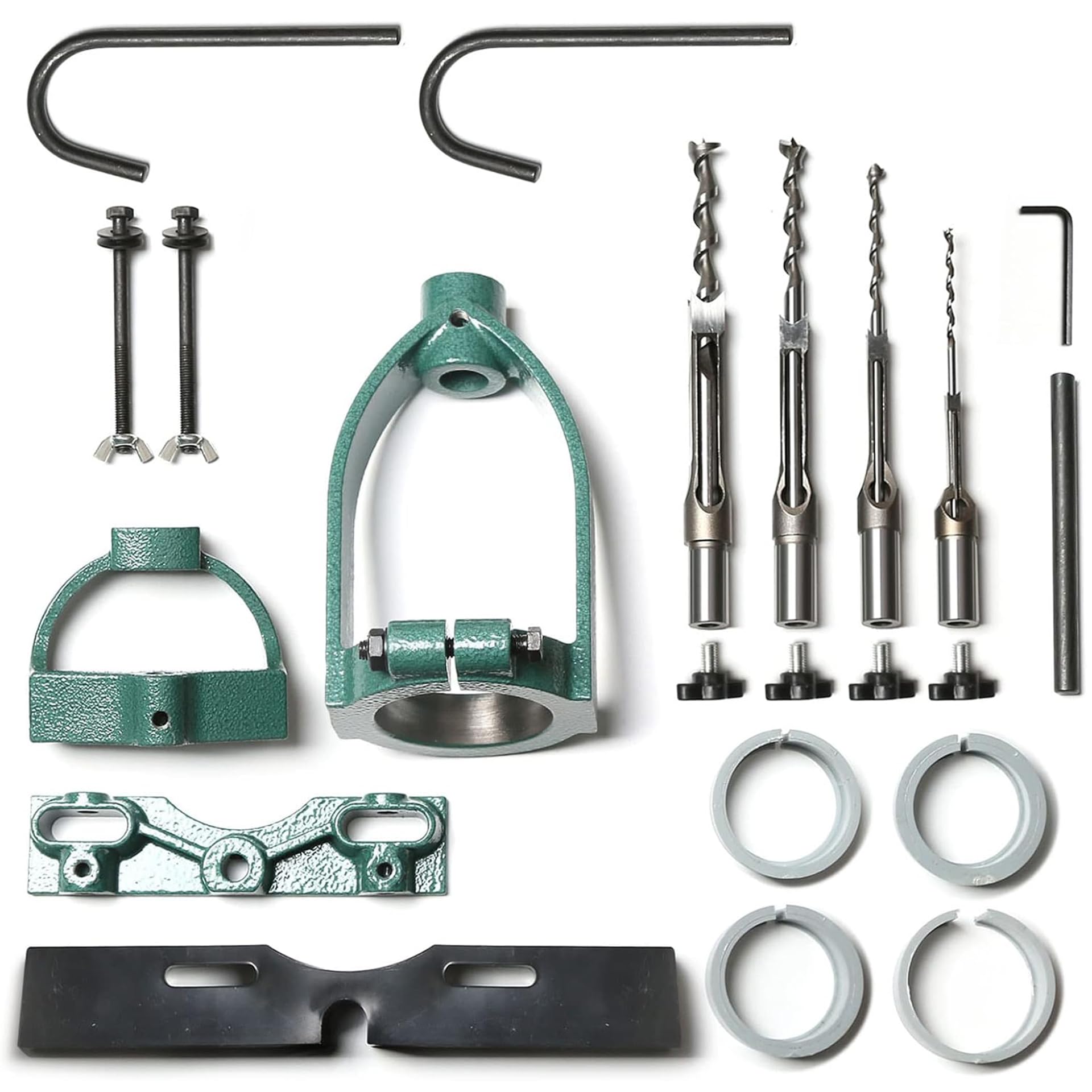 BMTURNING mortising attachment locator supports accurate hole marking.