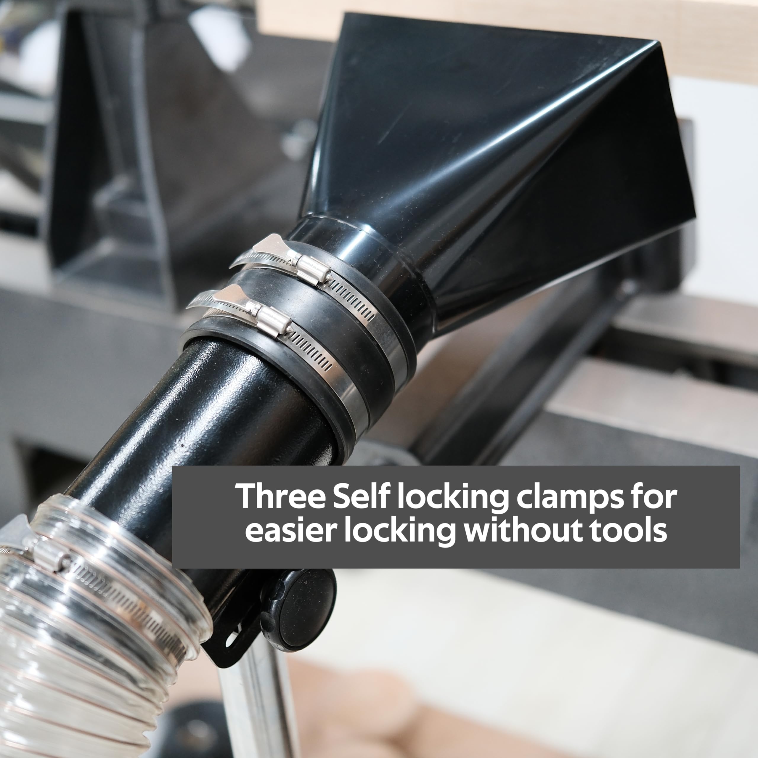 BMWOOD Deluxe hood in adjustable height position for closer capture