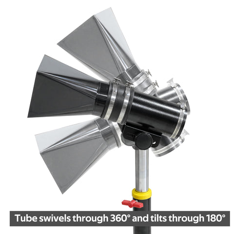 BMWOOD Deluxe dust hood with flexible rubber cuff enables secure hose connection