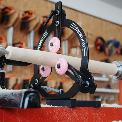 Compatible with 12, 14, and 16 inch swing lathes for versatility.