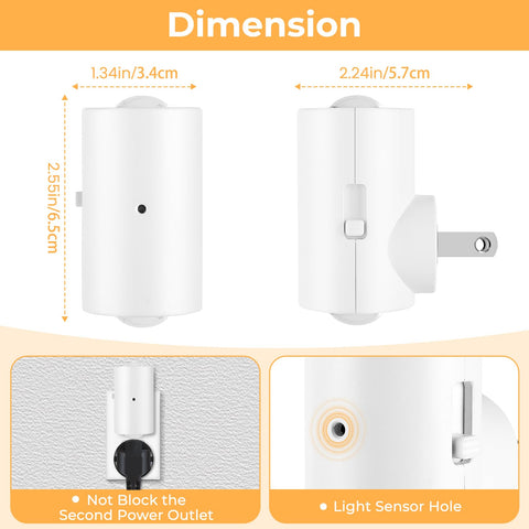 BMXKPO soft white 3000K glow for warm nighttime navigation