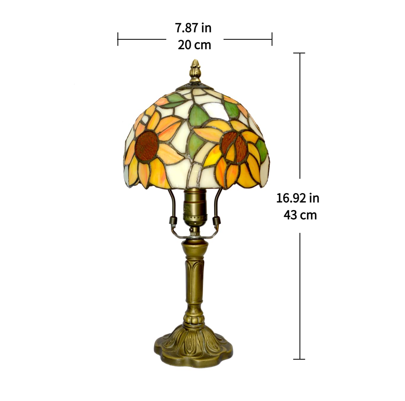 BMXKPO 3-way dimmer lamp knob enables customizable brightness.