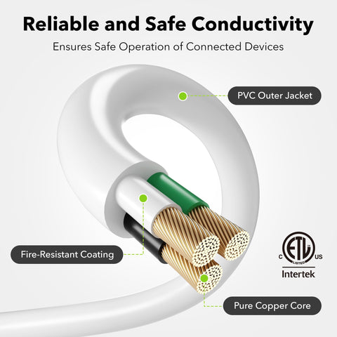 BN-LINK 16/3 SJTW copper wire delivers reliable outdoor power.