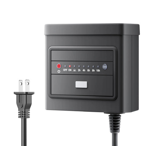BN-LINK 60W outdoor transformer with dusk-to-dawn sensor powering landscape lighting.