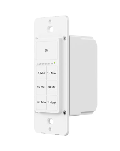BN-LINK countdown timer switch easy installation with standard decorator wall plate.