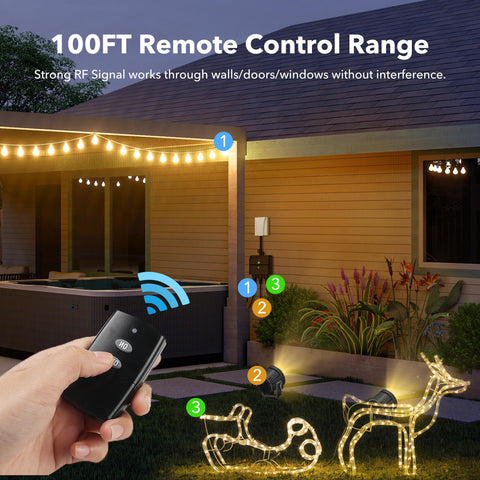 BN-LINK outlets provide convenient on/off control for lights and devices.