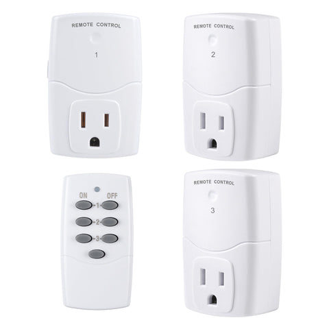 BN-LINK mini remote outlet kit front view for easy setup and control