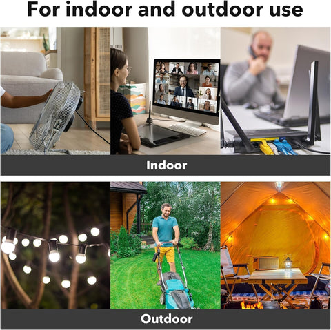 BN-LINK 13A extension cord supports steady power across spaces.