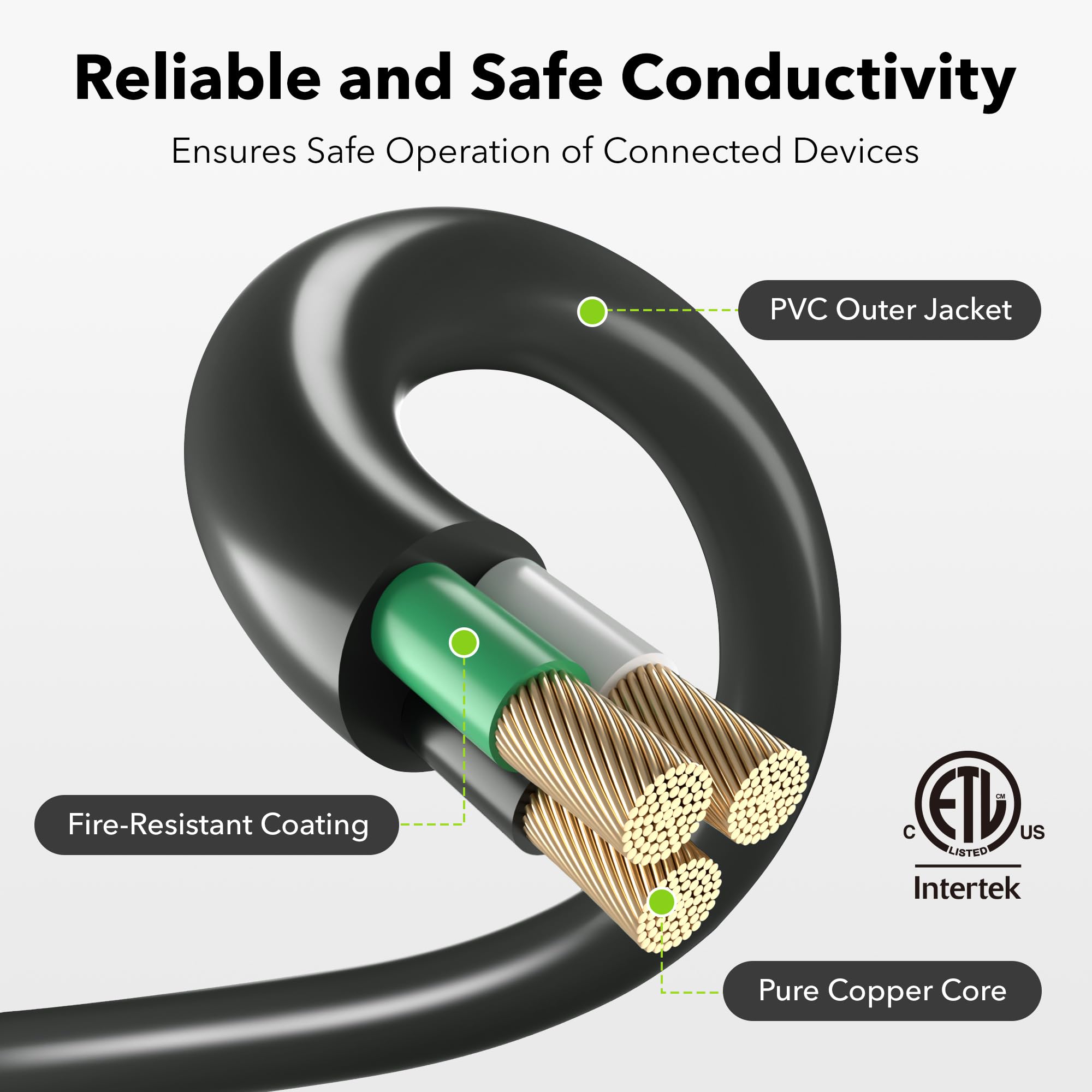 Weather-resistant BN-LINK cord demonstrates durability for yard and garden projects.