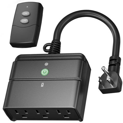 BN-LINK weatherproof wireless outlet for outdoor and indoor use.