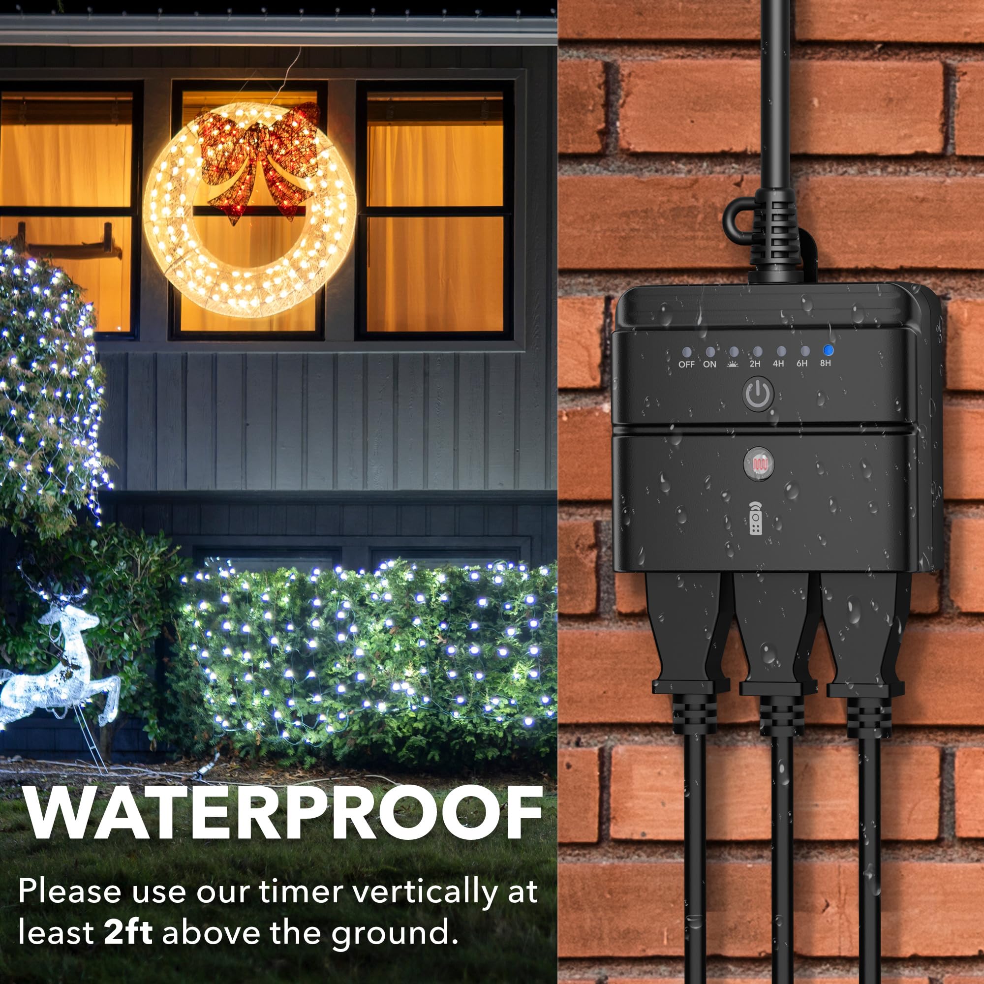 BN-LINK ETL-listed outdoor timer for reliable outdoor use
