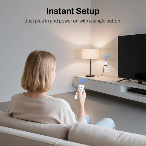BN-LINK remote-on-off usage shows simple appliance management.