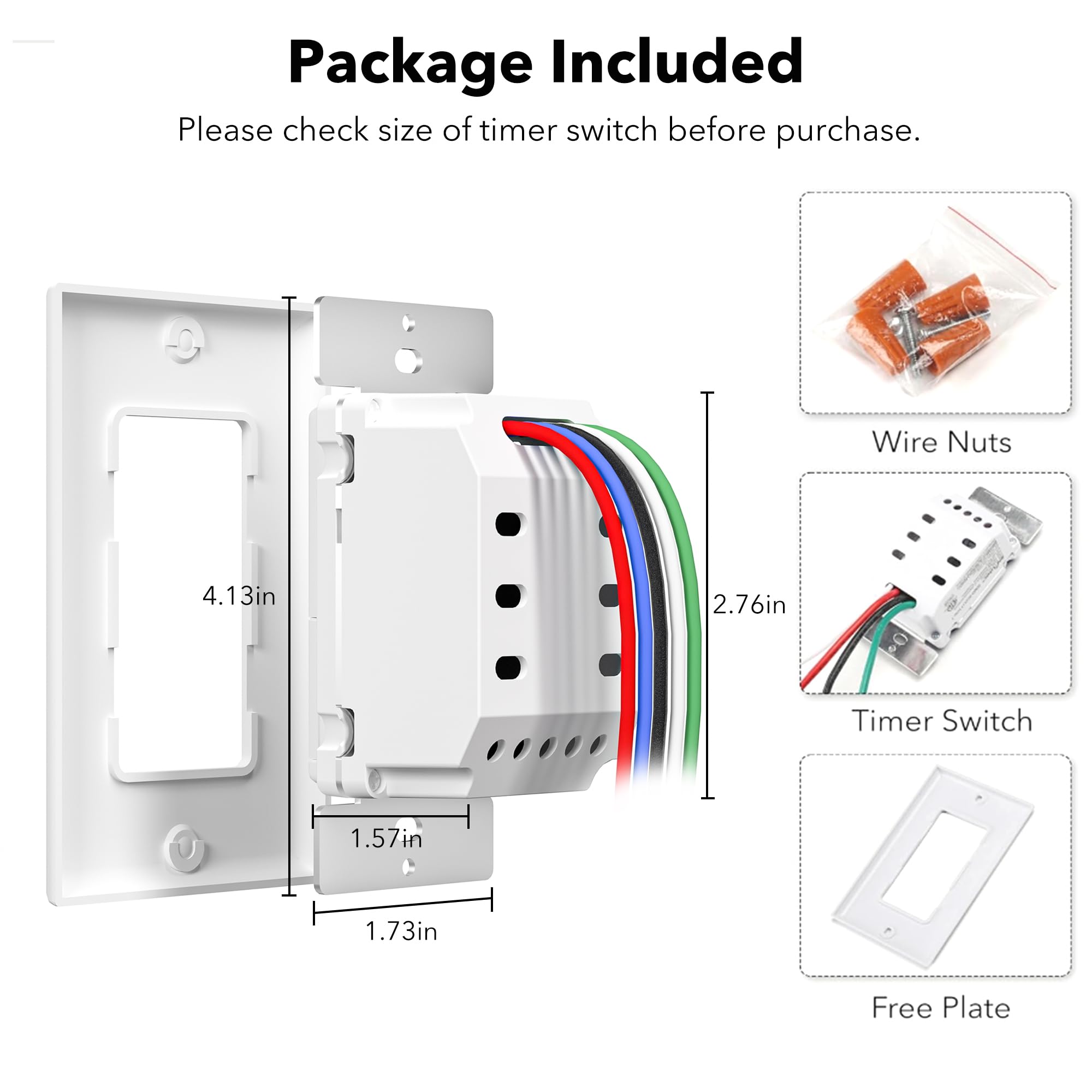 BN-LINK wall plate included for a clean installation.