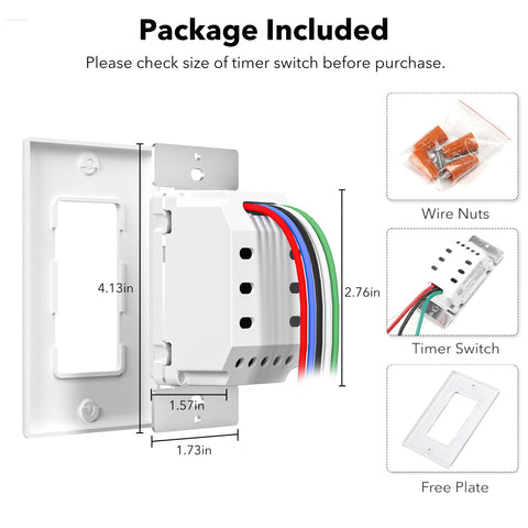 BN-LINK wall plate included for a clean installation.