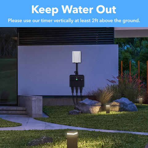 BN-LINK weatherproof plug designed to resist rain and dust.