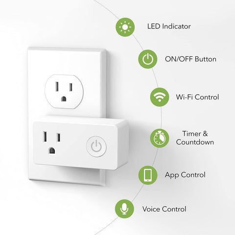BN-LINK app control interface showing smart plug setup and control