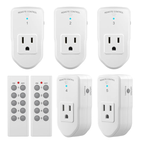 BN-LINK wireless outlet kit front view for quick plug-and-play setup.