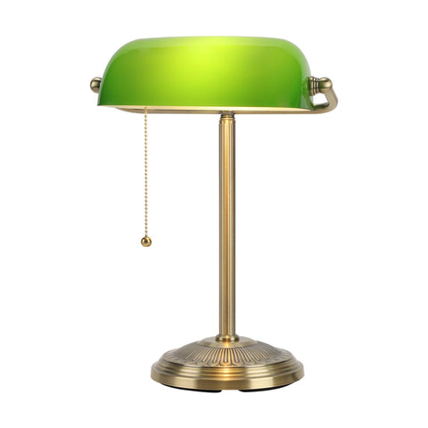 BNYFDC Bankers Lamp rotating shade enables precise task lighting