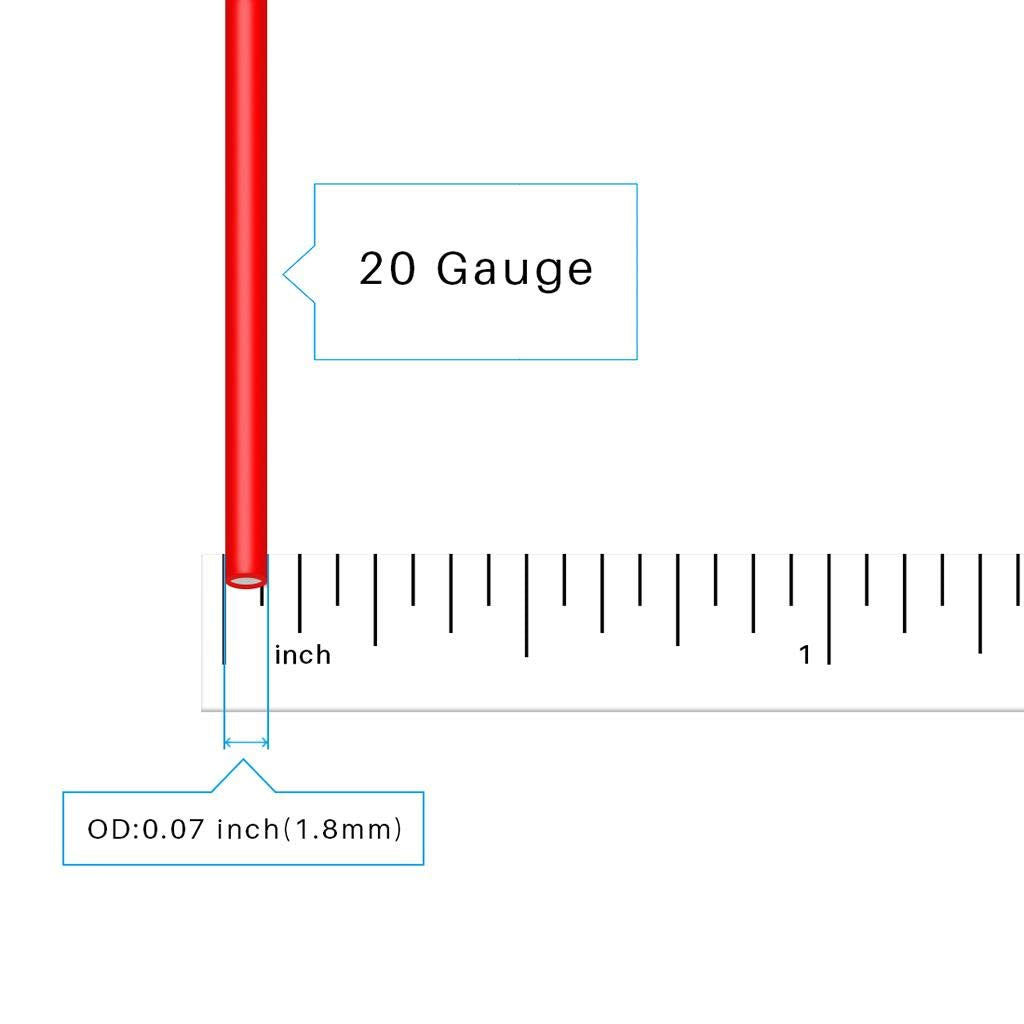 BNTECHGO red insulated wire illustrates high temperature rating and durable silicone coating