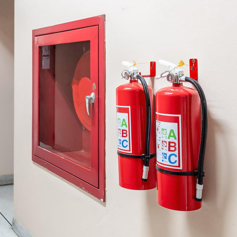 BNJZWJJ alloy steel bracket provides solid support for compact extinguishers.
