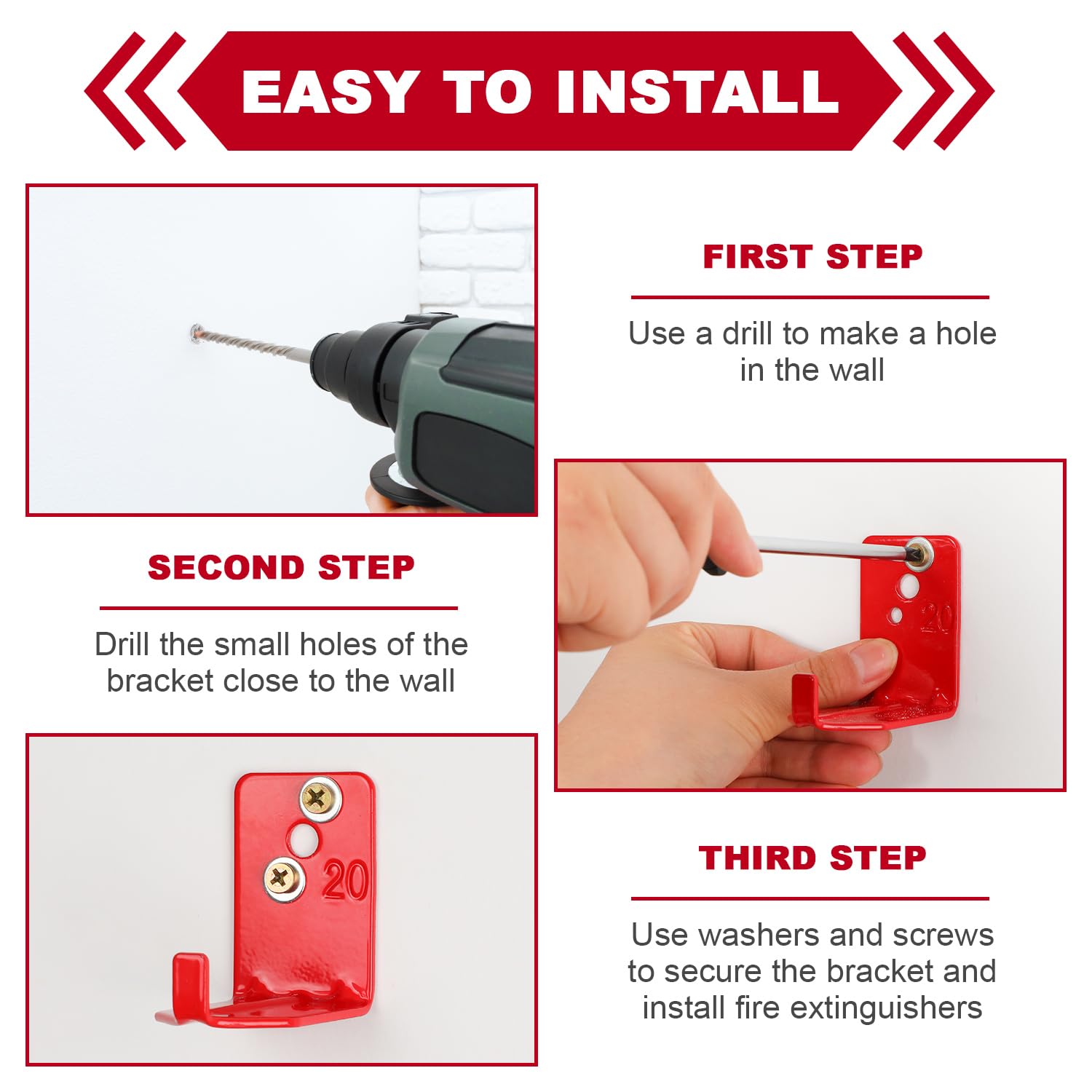 BNJZWJJ expansion screws and washers simplify secure installation.