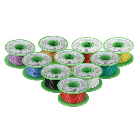 BNTECHGO silicone wire kit with 10 colors for versatile hobby projects and color coding