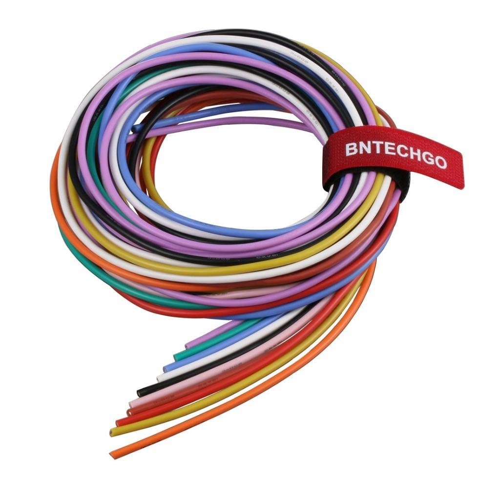 BNTECHGO 16 AWG silicone wire kit with color assortment for versatile wiring
