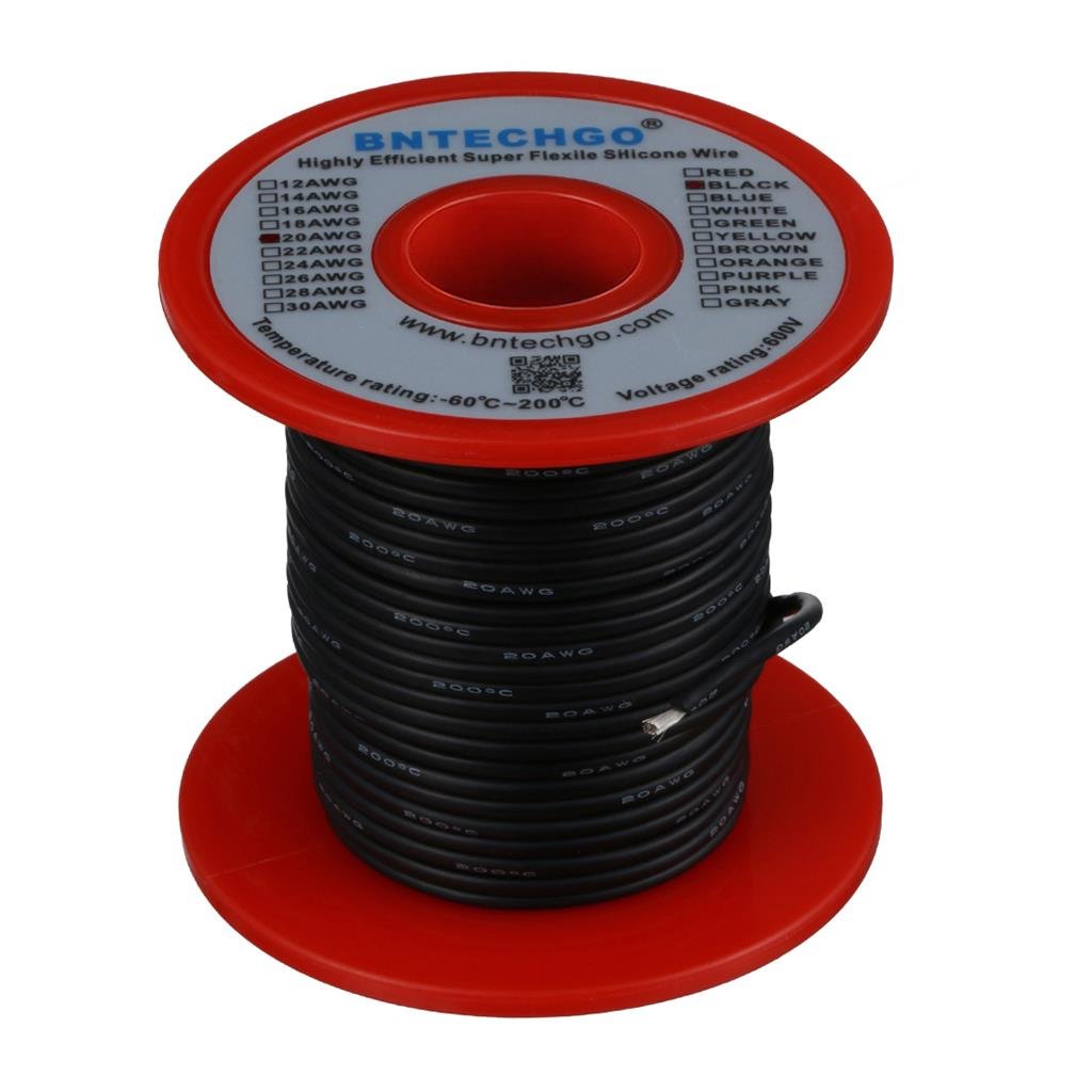BNTECHGO 20 AWG tinned copper strands close-up highlights solderability and corrosion resistance
