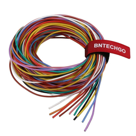 BNTECHGO 20G silicone wire kit in red and blue for versatile hobby projects