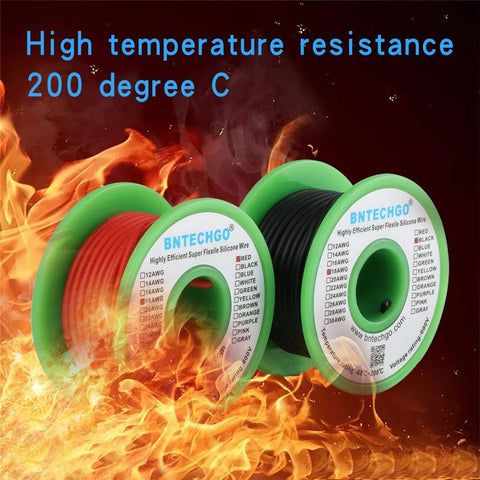BNTECHGO 25 ft spool; convenient bulk wire for ongoing projects.
