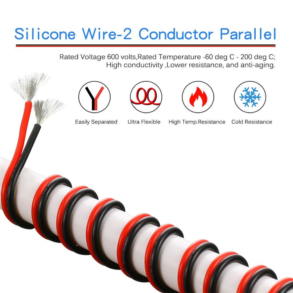BNTECHGO silicone wire rated up to 200°C for reliable connections.