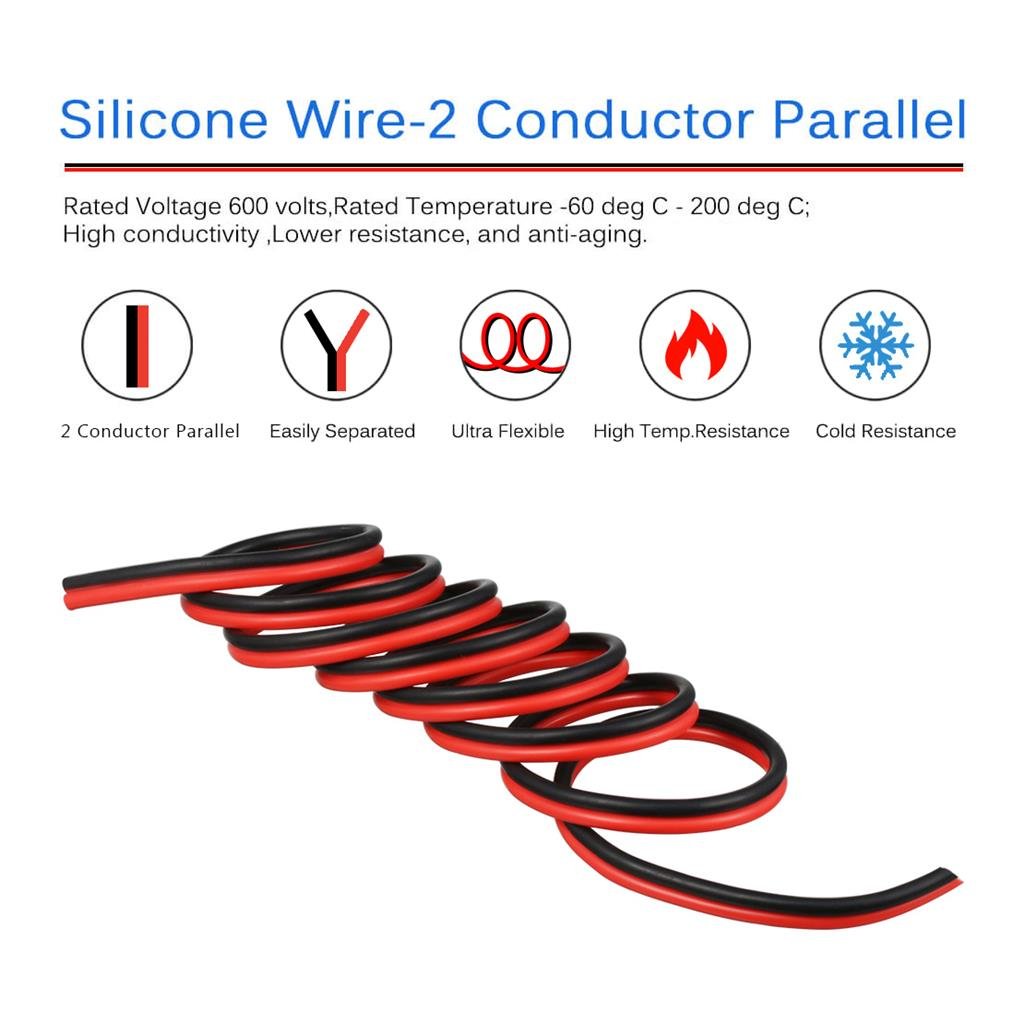 BNTECHGO LED strip extension-ready wire with 600V rating for projects