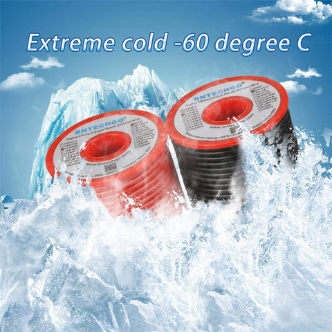 BNTECHGO silicone wire extreme cold 60c resilient for freezing conditions