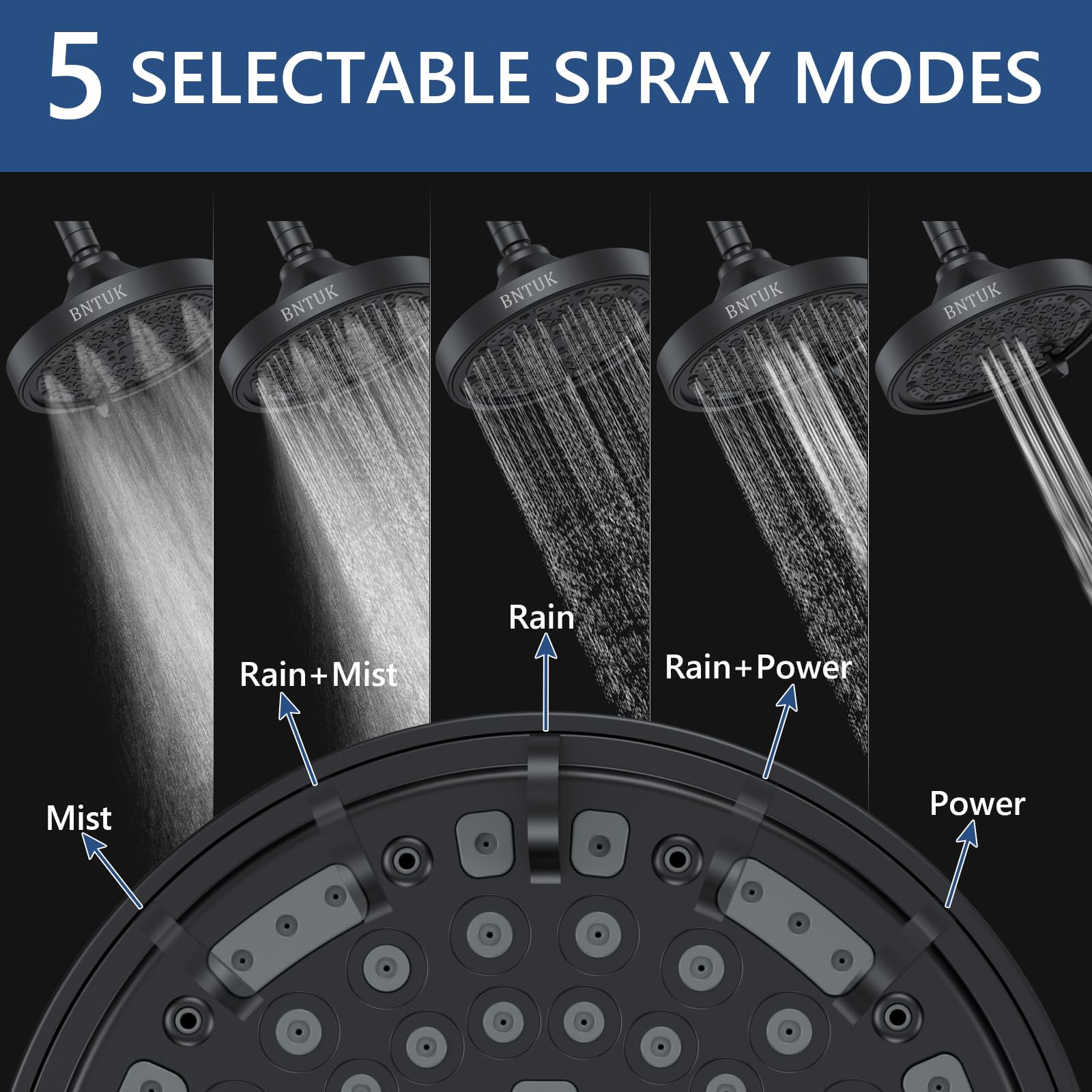 Bntuk stainless steel core highlights durable construction.