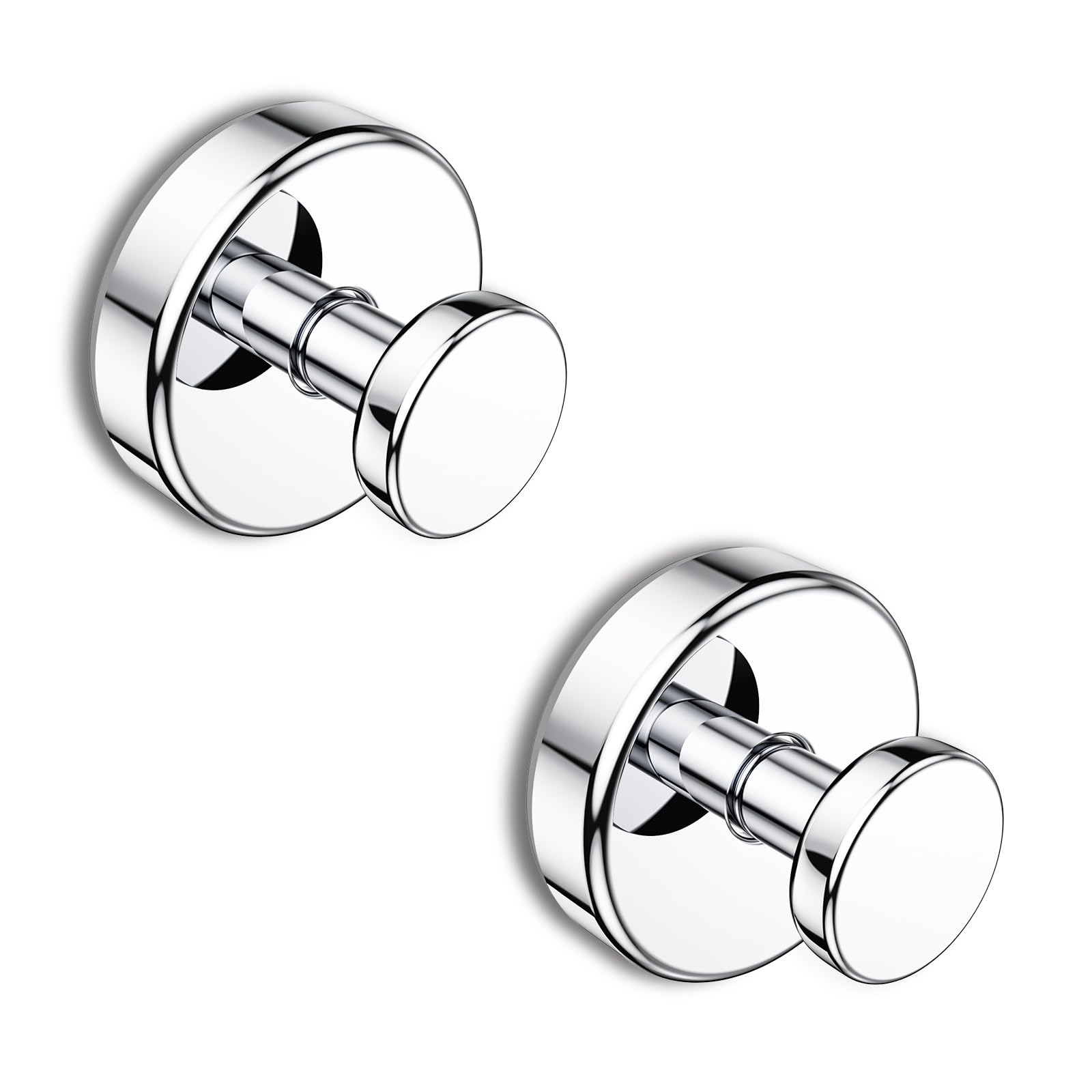 Bntuk suction cup hook on shower glass holds towels securely.
