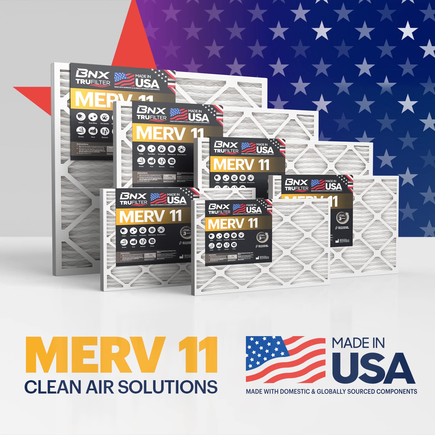 BNX TruFilter 20x20x1 quick air improvement within 48 hours