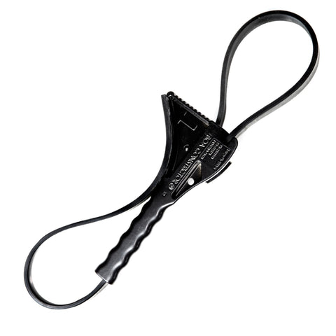 Boa Constrictor strap wrench body in action showing robust grip for diverse shapes