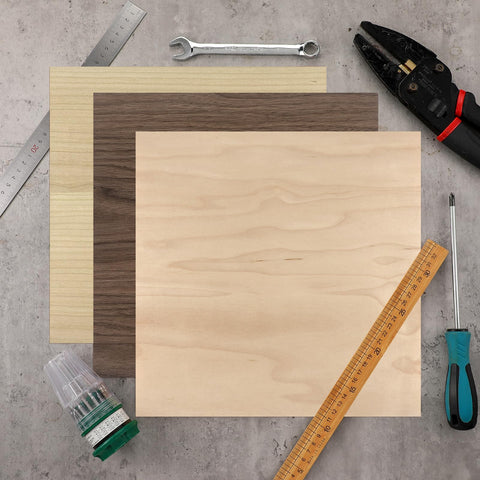 Boao 12x12 walnut veneer sheet adds rich contrast to panels