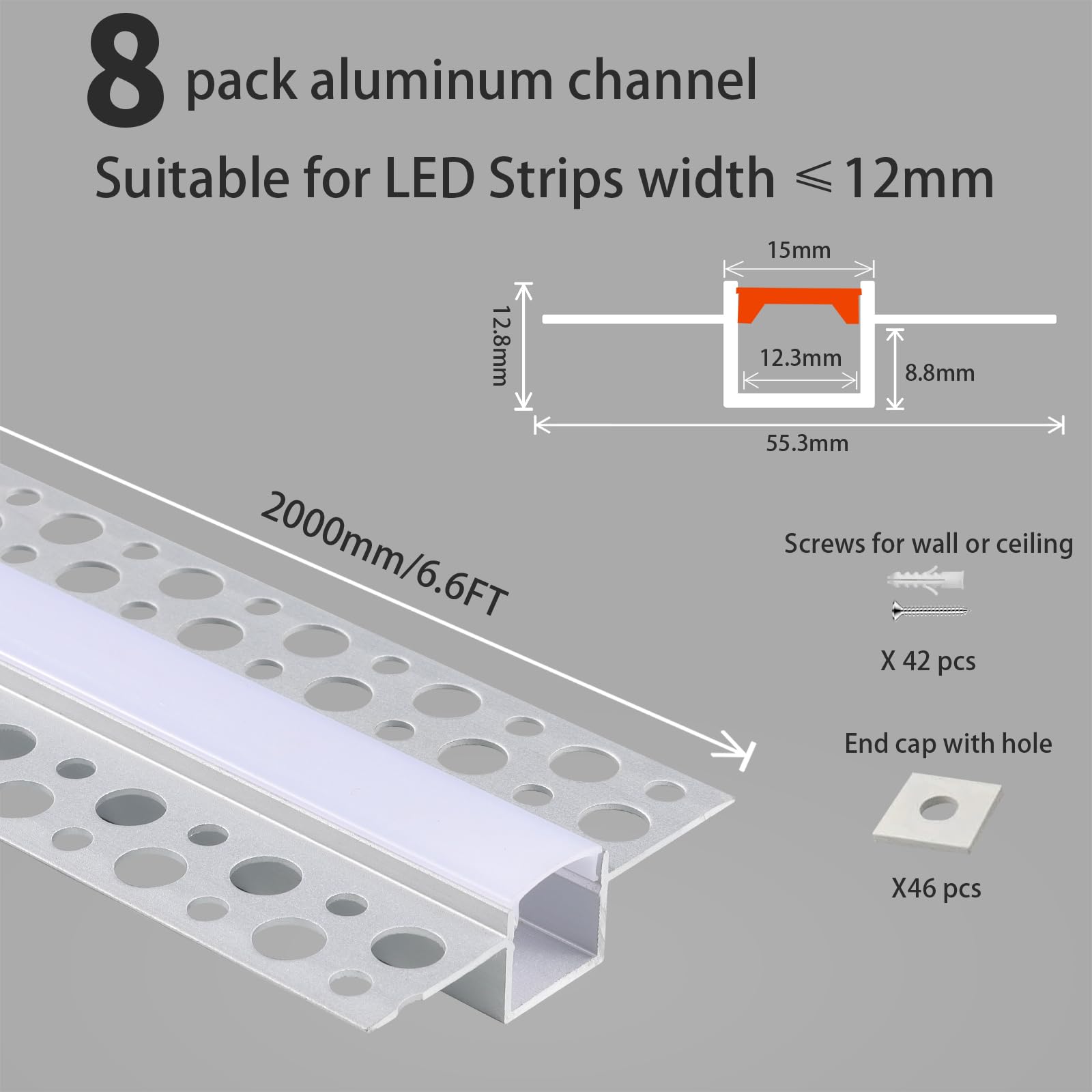 Boaskul mounting screws simplify drywall installation with sturdy support