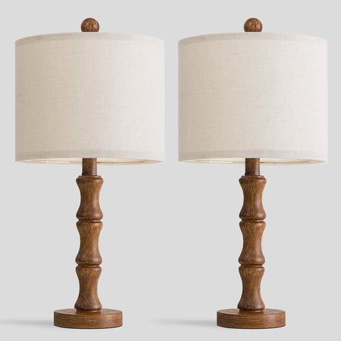 BOBOMOMO warm walnut-tone base complements beige and earth-toned decor.
