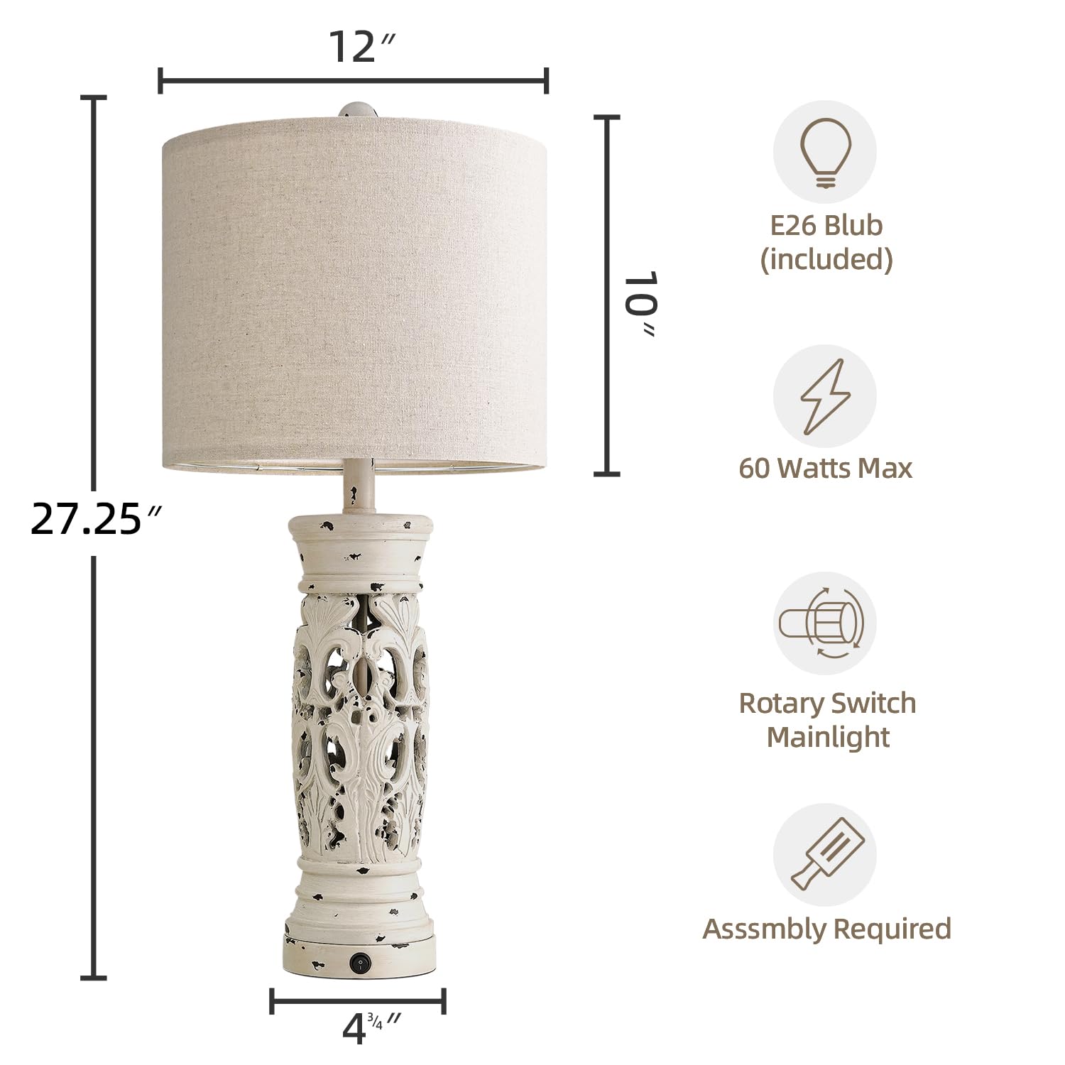 BOBOMOMO 27-25-inch height balances bedside tables with calm presence.