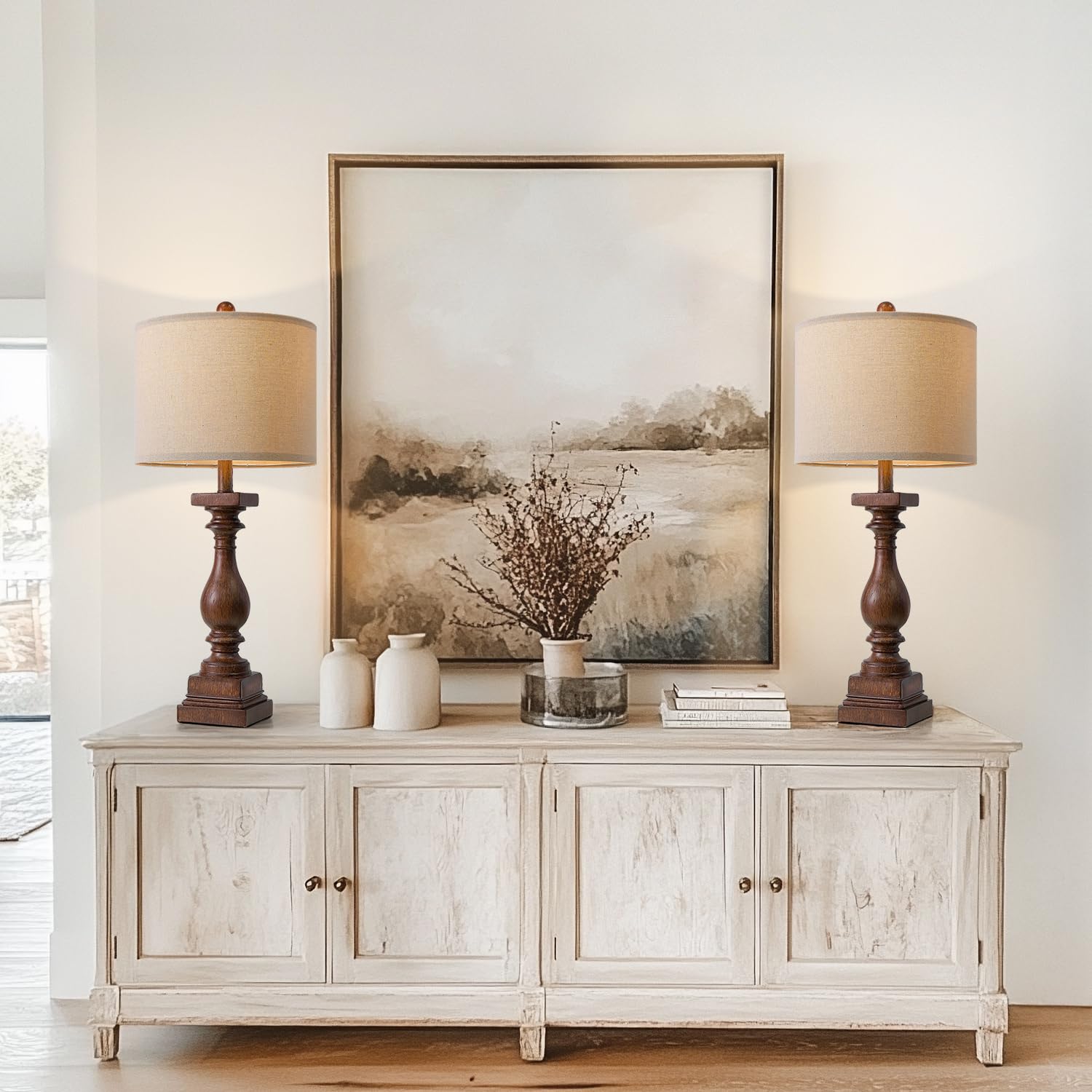 BOBOMOMO giftable farmhouse lamp set for home lovers