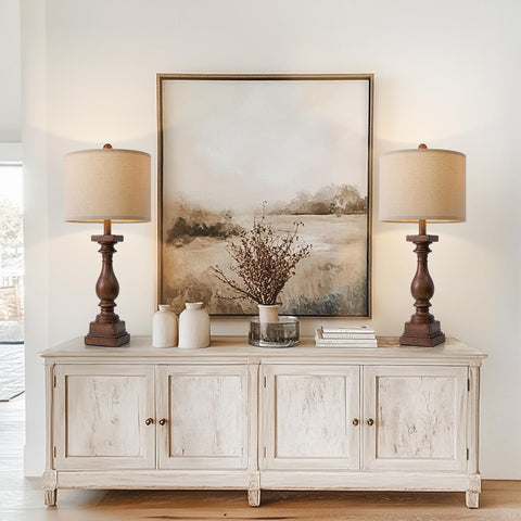 BOBOMOMO giftable farmhouse lamp set for home lovers