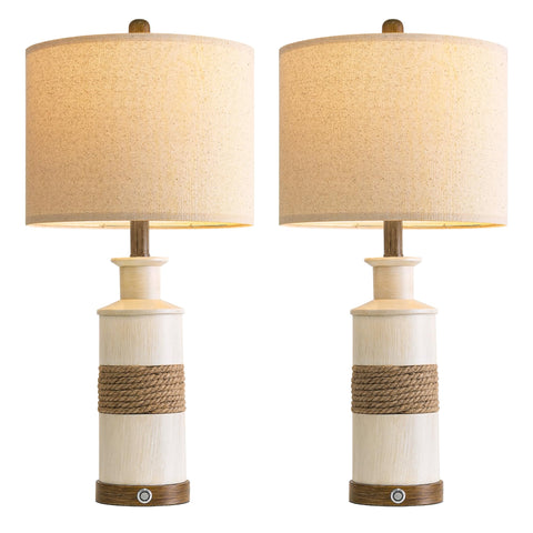 BOBOMOMO warm soft light from nightstand lamps enhances bedrooms.