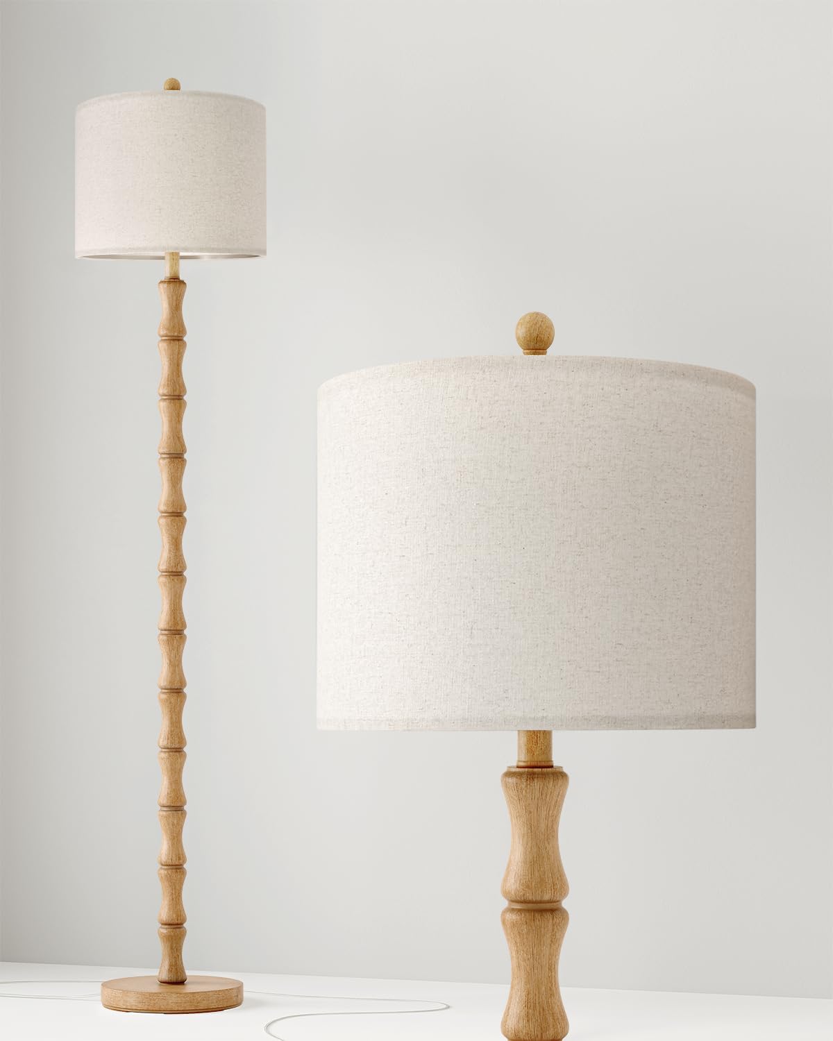 BOBOMOMO weighted base enhances lamp stability in corners or beside seating.
