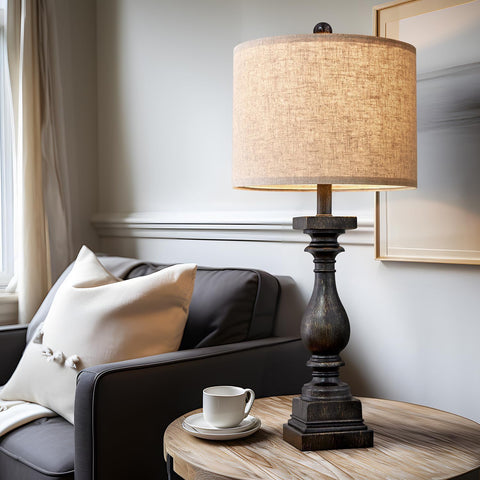 BOBOMOMO wooden stand adds vintage charm to interiors.