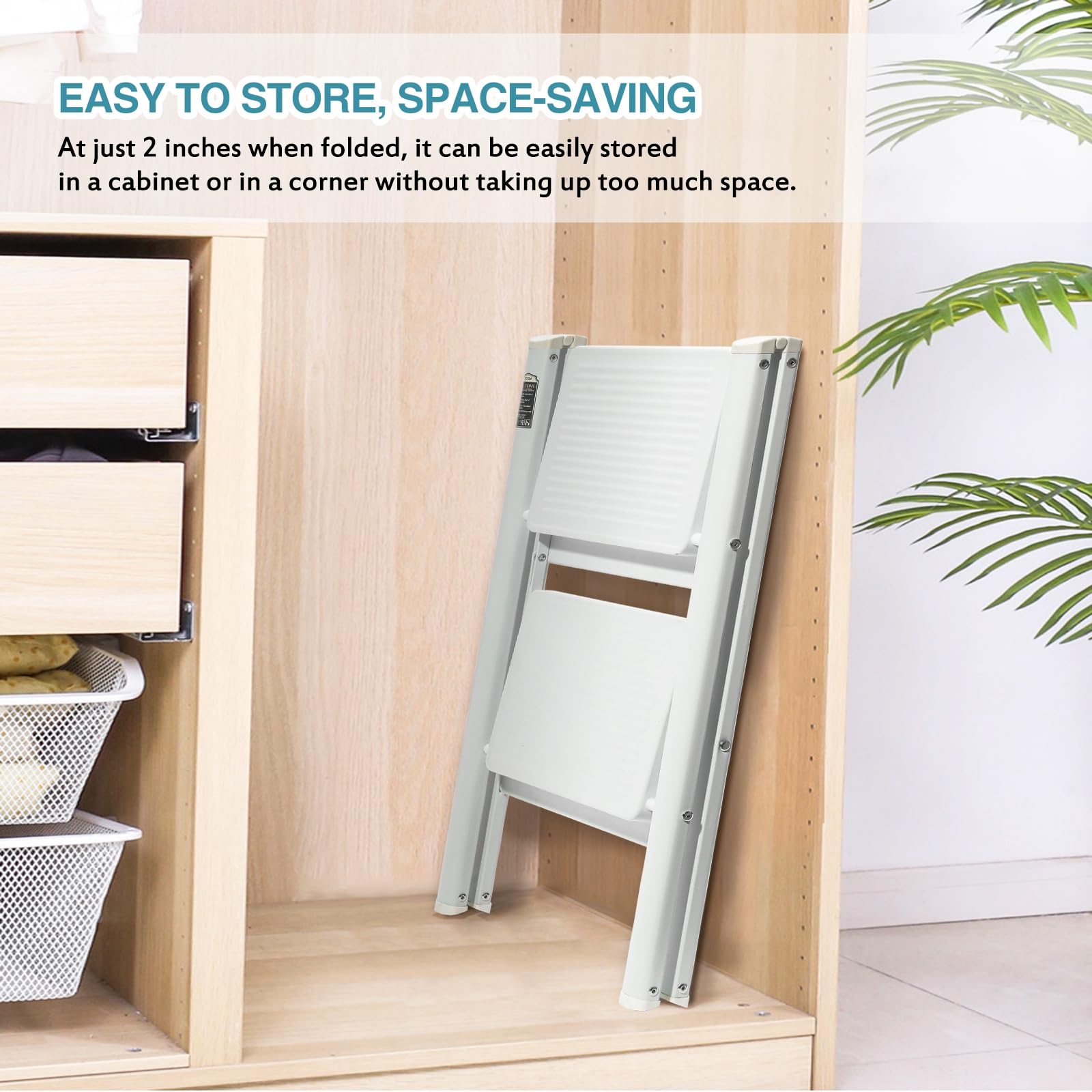 BOCOM home-utility ladder ideal for kitchen, closet, and everyday tasks.