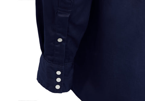 BOCOMAL FR shirt pocket layout enabling tool access during shifts.